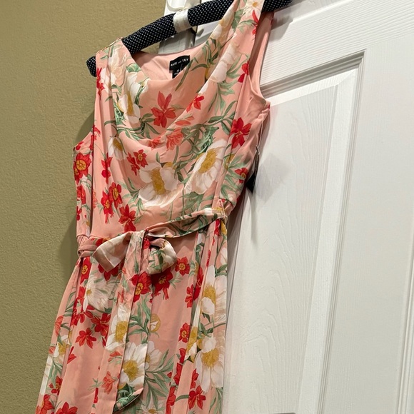 Lily summer maxi sleeveless floral dress size 10 - Picture 5 of 6